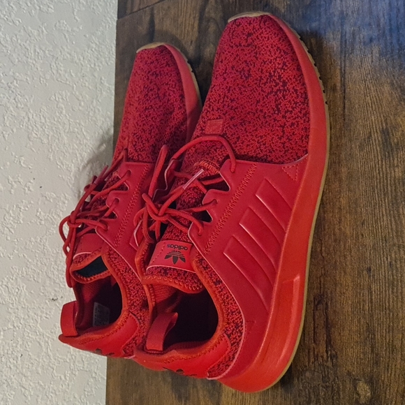 Adidas Originals Men's X PLR Running Shoes | Scarlet/Bubble Gum Sole | Size 10 - Picture 2 of 6